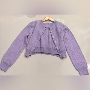 FENDI Vest & Cardigan Set. Size 10